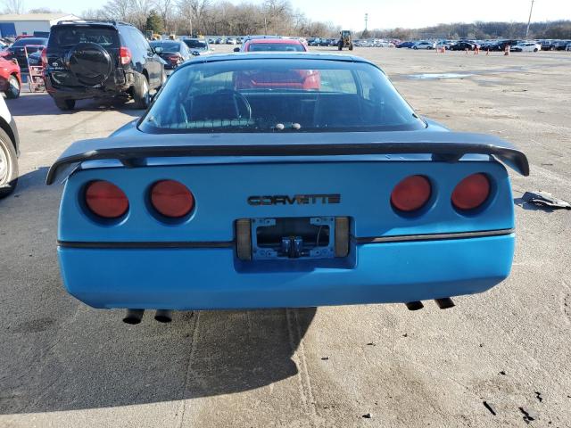 1G1AY0783E5126381 - 1984 CHEVROLET CORVETTE BLUE photo 6