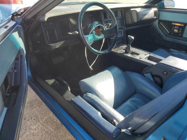 1G1AY0783E5126381 - 1984 CHEVROLET CORVETTE BLUE photo 8