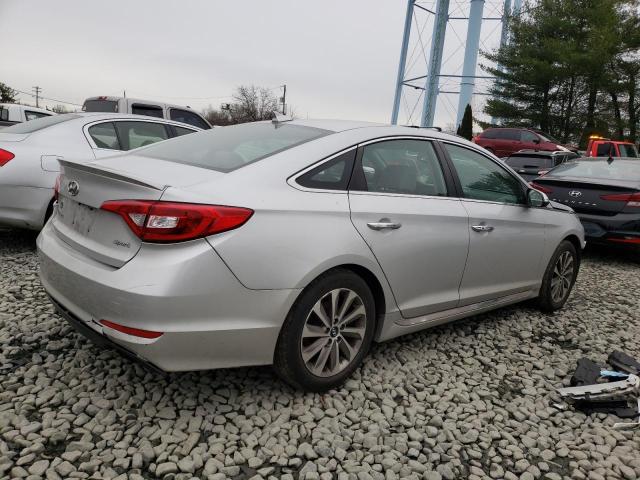 5NPE34AF6GH394026 - 2016 HYUNDAI SONATA SPORT GRAY photo 3