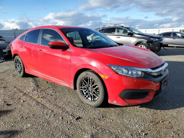 2HGFC2F56JH609219 - 2018 HONDA CIVIC LX RED photo 4