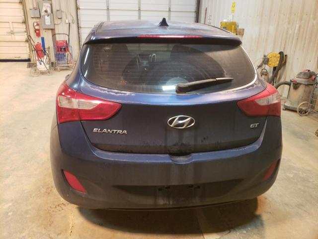 KMHD35LE3DU042444 - 2013 HYUNDAI ELANTRA GT BLUE photo 6