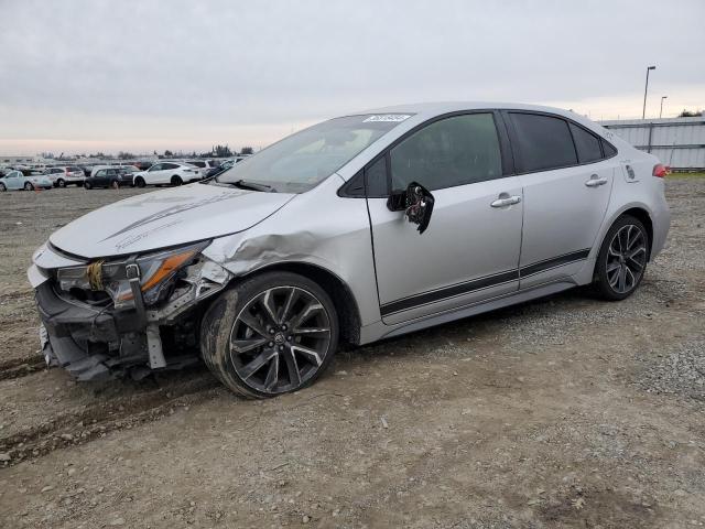 JTDS4RCEXLJ004905 - 2020 TOYOTA COROLLA SE GRAY photo 1