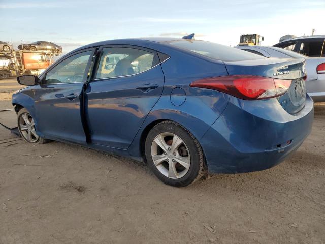 KMHDH4AE4GU567936 - 2016 HYUNDAI ELANTRA SE BLUE photo 2