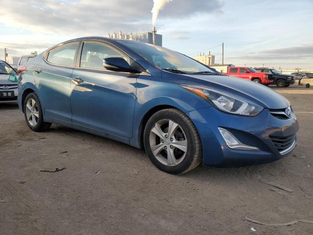 KMHDH4AE4GU567936 - 2016 HYUNDAI ELANTRA SE BLUE photo 4