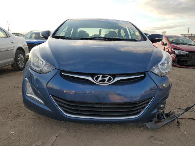 KMHDH4AE4GU567936 - 2016 HYUNDAI ELANTRA SE BLUE photo 5