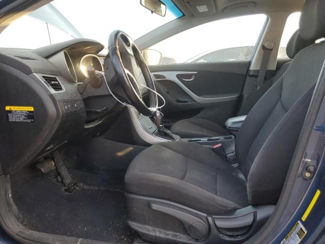 KMHDH4AE4GU567936 - 2016 HYUNDAI ELANTRA SE BLUE photo 7