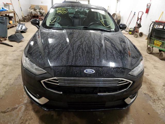 3FA6P0LU2JR247998 - 2018 FORD FUSION SE HYBRID BLACK photo 5