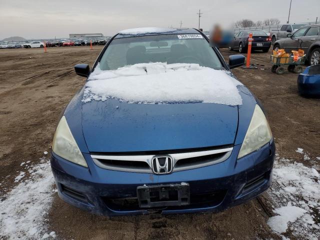 1HGCM66586A065058 - 2006 HONDA ACCORD EX BLUE photo 5