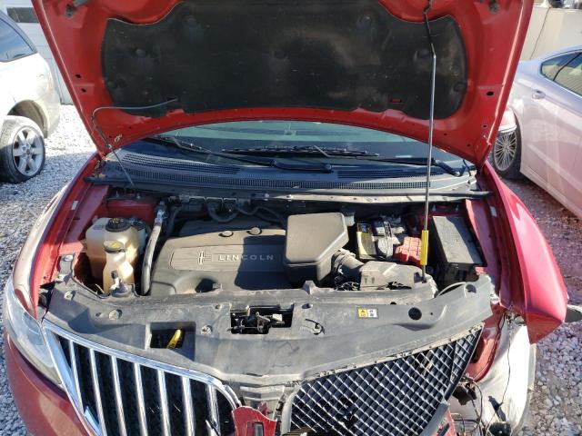 2LMDJ6JK7DBL60873 - 2013 LINCOLN MKX RED photo 7