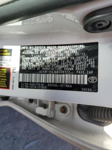 4T4BF1FK1ER339177 - 2014 TOYOTA CAMRY L WHITE photo 12