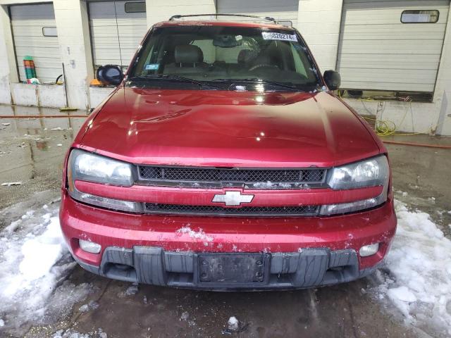 1GNDT13S022269822 - 2002 CHEVROLET TRAILBLAZE RED photo 5