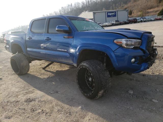 3TMCZ5AN8HM079212 - 2017 TOYOTA TACOMA DOUBLE CAB 蓝色 照片 4