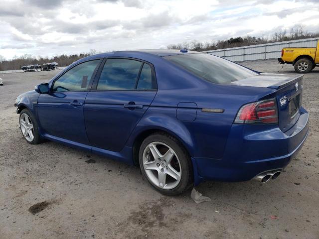 19UUA76528A043613 - 2008 ACURA TL TYPE S BLUE photo 2