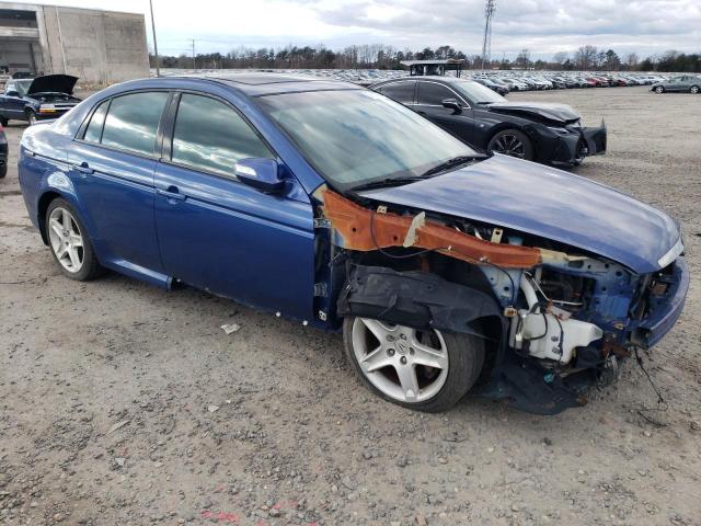 19UUA76528A043613 - 2008 ACURA TL TYPE S BLUE photo 4