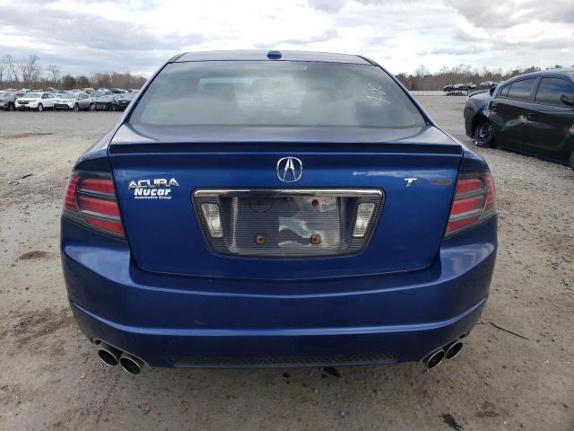 19UUA76528A043613 - 2008 ACURA TL TYPE S BLUE photo 6