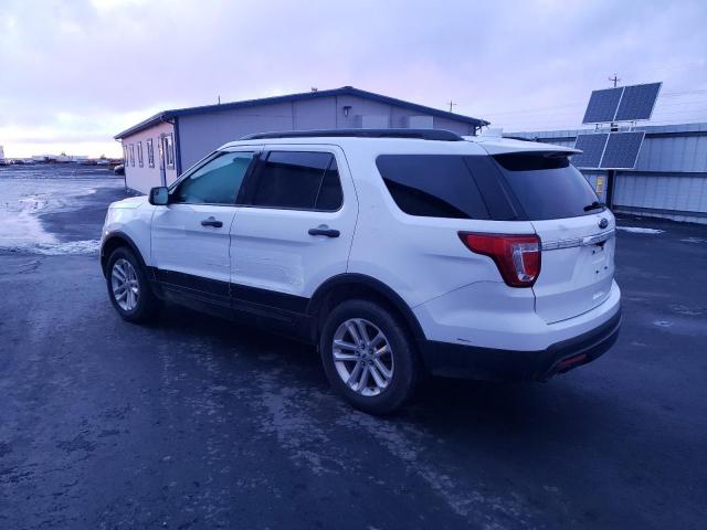 1FM5K8BH3HGA62427 - 2017 FORD EXPLORER WHITE photo 2