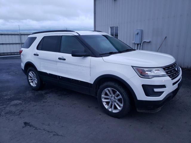 1FM5K8BH3HGA62427 - 2017 FORD EXPLORER WHITE photo 4