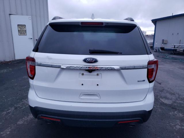 1FM5K8BH3HGA62427 - 2017 FORD EXPLORER WHITE photo 6