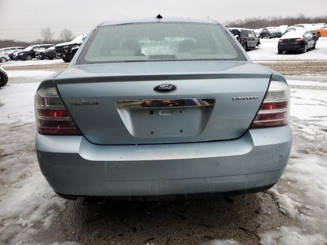 1FAHP25W78G137386 - 2008 FORD TAURUS LIMITED BLUE photo 6