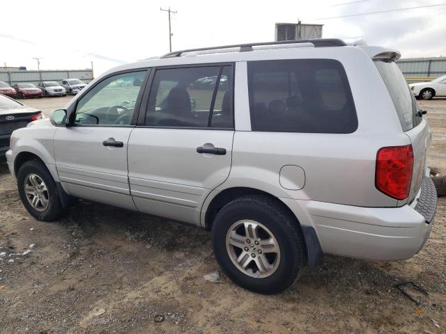 2HKYF18503H512372 - 2003 HONDA PILOT EXL SILVER photo 2