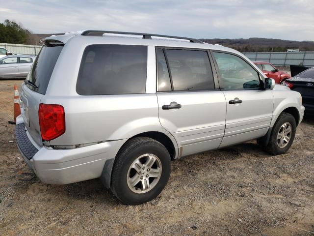 2HKYF18503H512372 - 2003 HONDA PILOT EXL SILVER photo 3