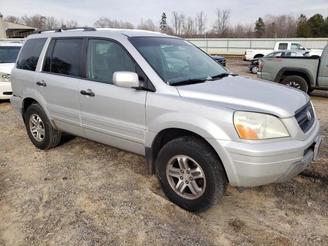 2HKYF18503H512372 - 2003 HONDA PILOT EXL SILVER photo 4