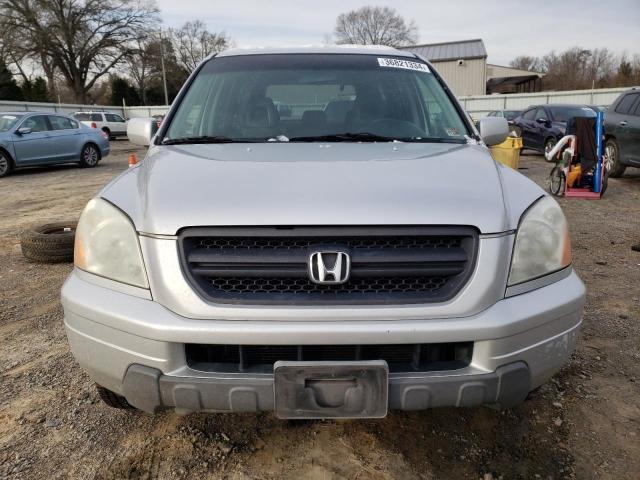 2HKYF18503H512372 - 2003 HONDA PILOT EXL SILVER photo 5