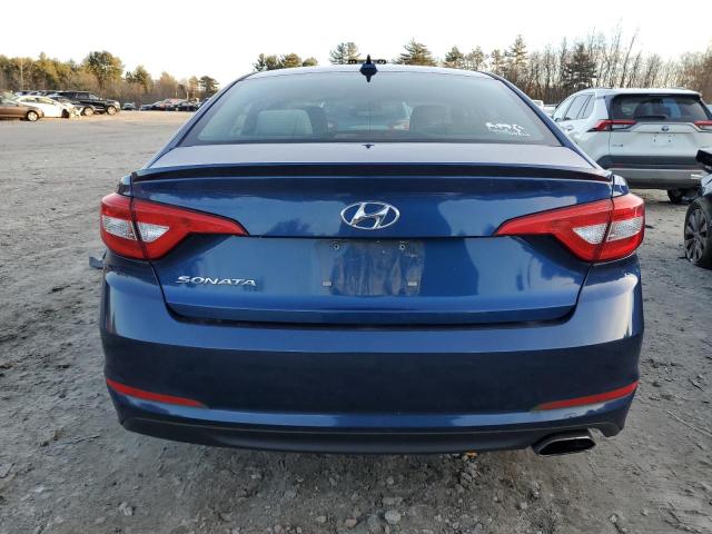 5NPE24AF3HH512568 - 2017 HYUNDAI SONATA SE BLUE photo 6