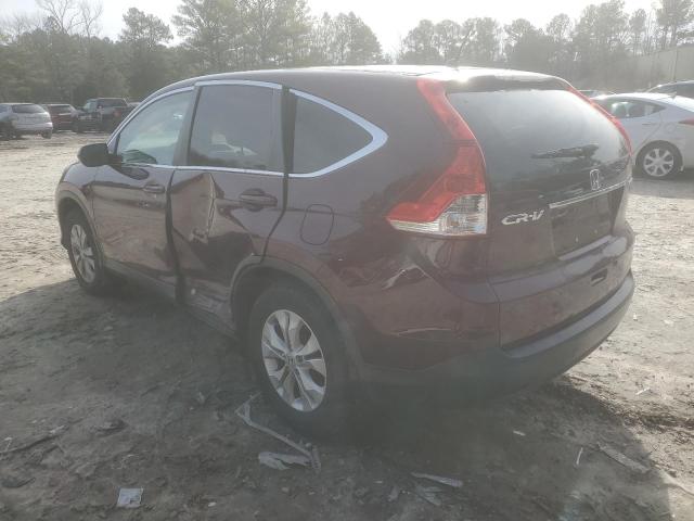 5J6RM4H53DL042616 - 2013 HONDA CR-V EX MAROON photo 2