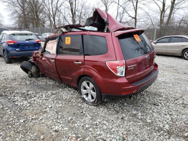 JF2SH6EC3AH701918 - 2010 SUBARU FORESTER 2.5XT BURGUNDY photo 2