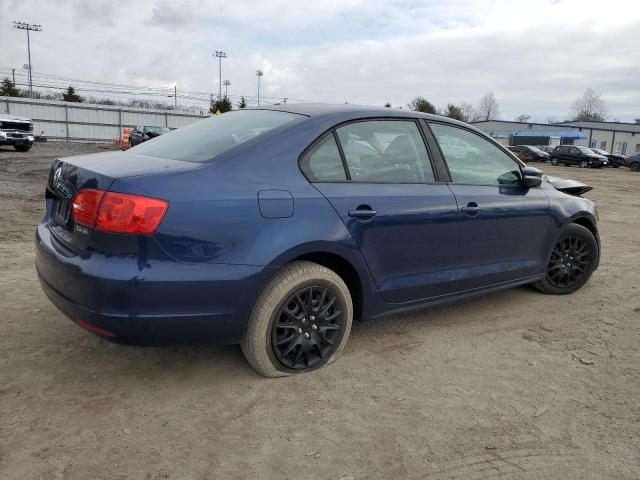 3VWDX7AJ4BM060549 - 2011 VOLKSWAGEN JETTA SE BLUE photo 3