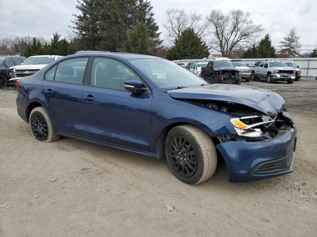 3VWDX7AJ4BM060549 - 2011 VOLKSWAGEN JETTA SE BLUE photo 4