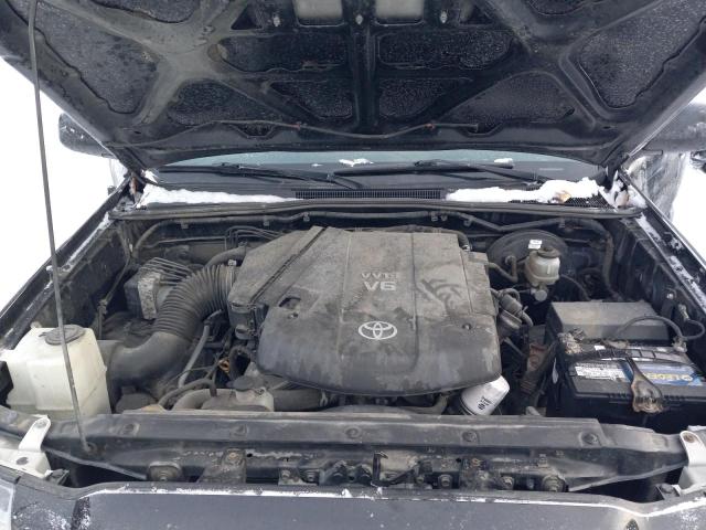 5TEUU4EN0AZ679075 - 2010 TOYOTA TACOMA ACCESS CAB BLACK photo 11