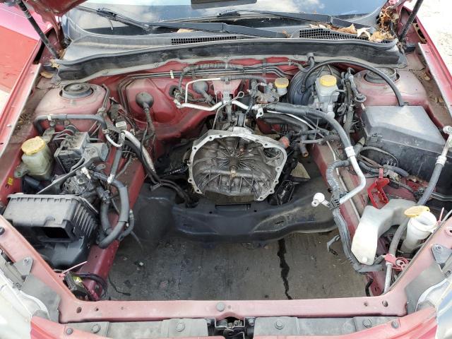 JF1GE74668G509848 - 2008 SUBARU IMPREZA WRX RED photo 11