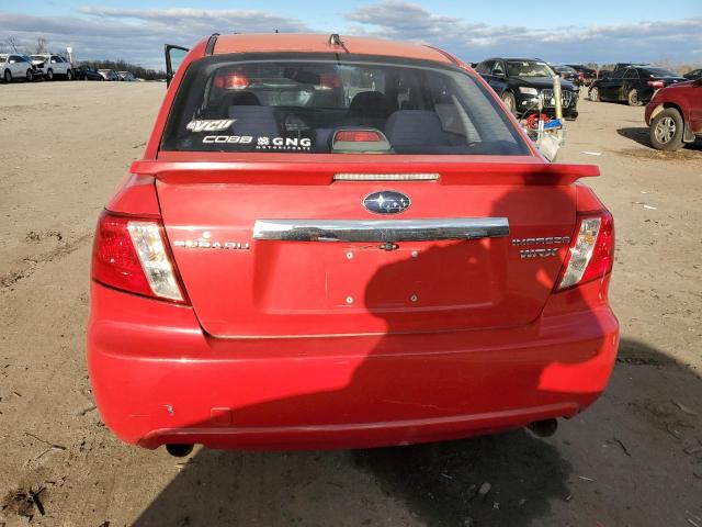 JF1GE74668G509848 - 2008 SUBARU IMPREZA WRX RED photo 6