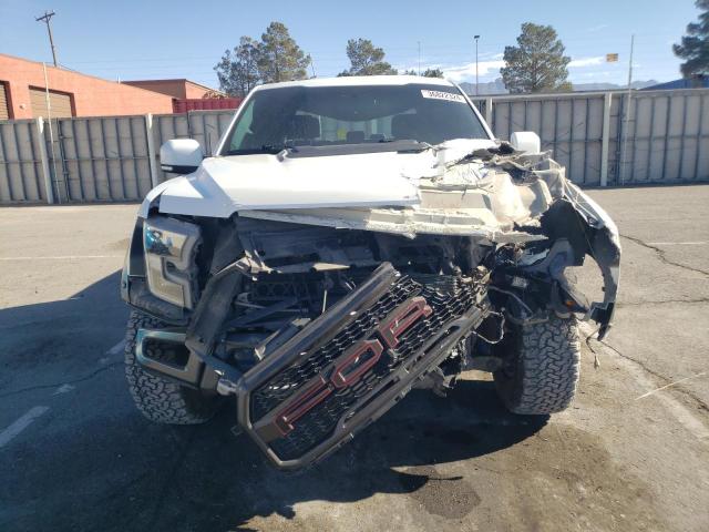 1FTFW1RG6JFE47056 - 2018 FORD F150 RAPTOR WHITE photo 5