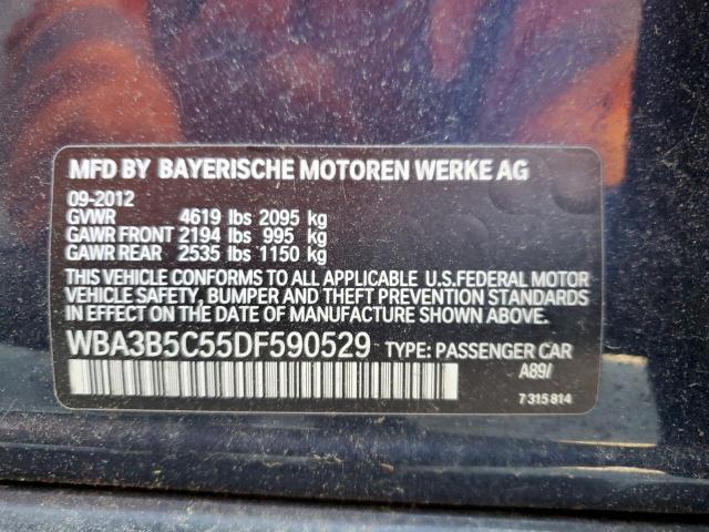 WBA3B5C55DF590529 - 2013 BMW 328 XI SULEV BLUE photo 12