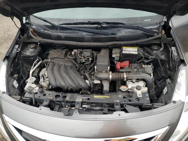 3N1CN7AP0KL844681 - 2019 NISSAN VERSA S GRAY photo 11