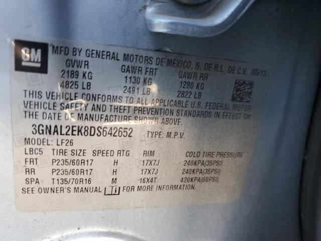 3GNAL2EK8DS642652 - 2013 CHEVROLET CAPTIVA LS 蓝色 照片 13