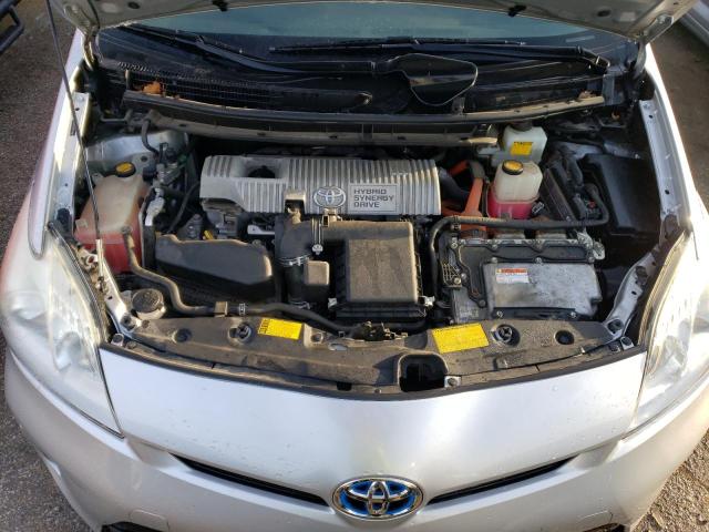 JTDKN3DU3C5480969 - 2012 TOYOTA PRIUS SILVER photo 11