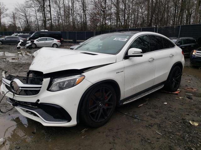 4JGED7FB2KA141169 - 2019 MERCEDES-BENZ GLE COUPE 63 AMG-S WHITE photo 1