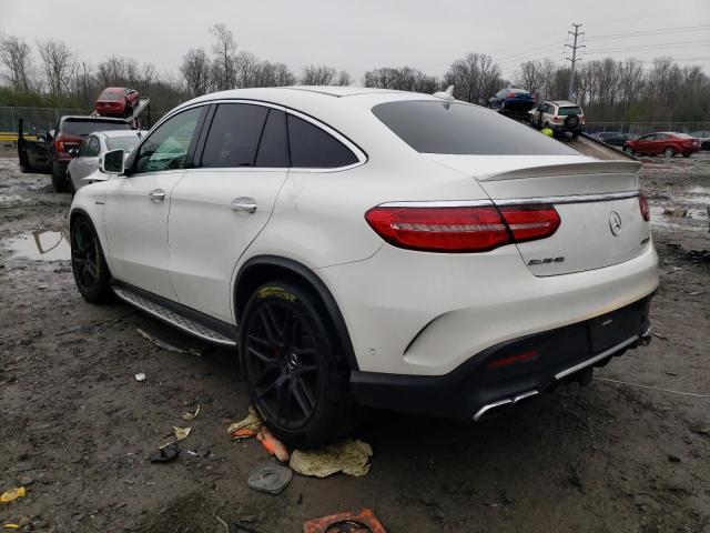 4JGED7FB2KA141169 - 2019 MERCEDES-BENZ GLE COUPE 63 AMG-S WHITE photo 2