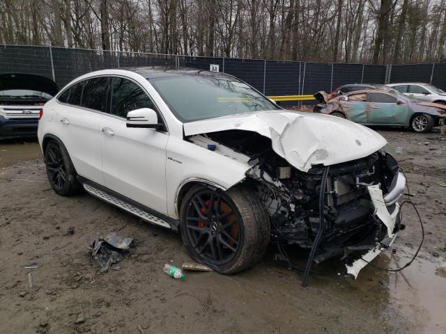 4JGED7FB2KA141169 - 2019 MERCEDES-BENZ GLE COUPE 63 AMG-S WHITE photo 4