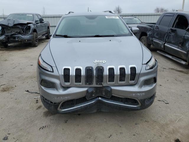 1C4PJLDB6FW537132 - 2015 JEEP CHEROKEE LIMITED SILVER photo 5