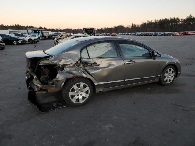 2HGFA16578H308680 - 2008 HONDA CIVIC LX GRAY photo 3