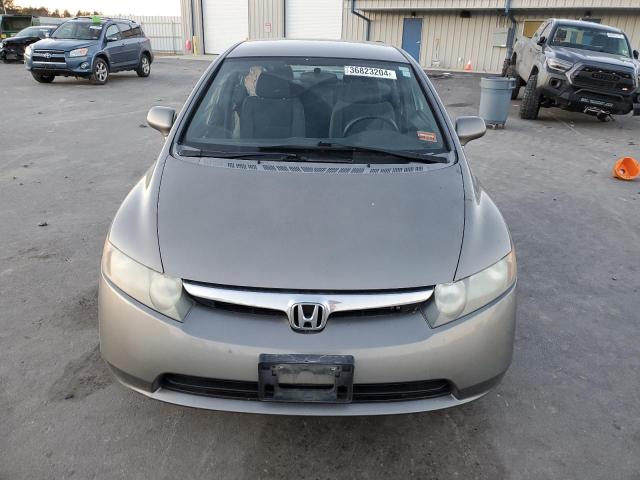 2HGFA16578H308680 - 2008 HONDA CIVIC LX GRAY photo 5