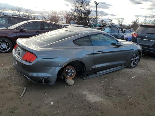 1FA6P8THXF5378169 - 2015 FORD MUSTANG GRAY photo 3