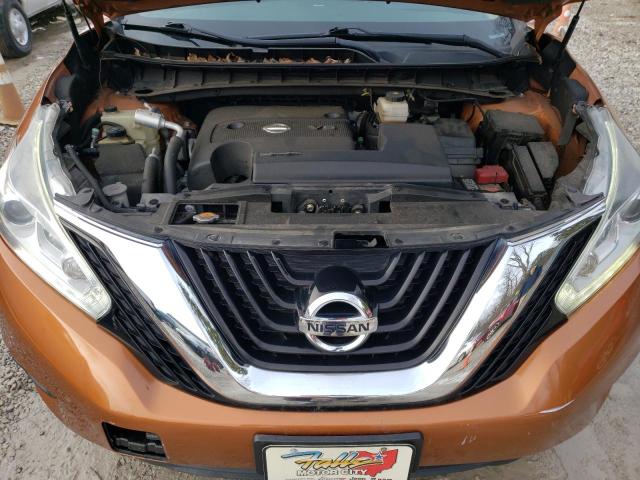 5N1AZ2MH1FN233026 - 2015 NISSAN MURANO S ORANGE photo 12