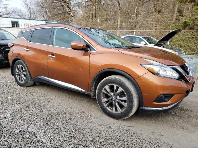 5N1AZ2MH1FN233026 - 2015 NISSAN MURANO S ORANGE photo 4