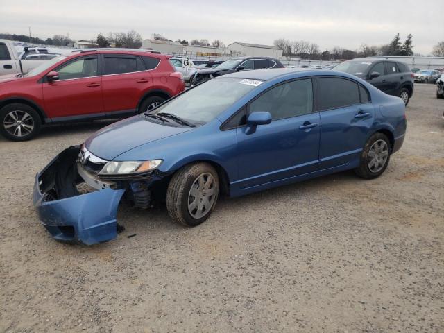 2HGFA1F5XBH533537 - 2011 HONDA CIVIC LX BLUE photo 1